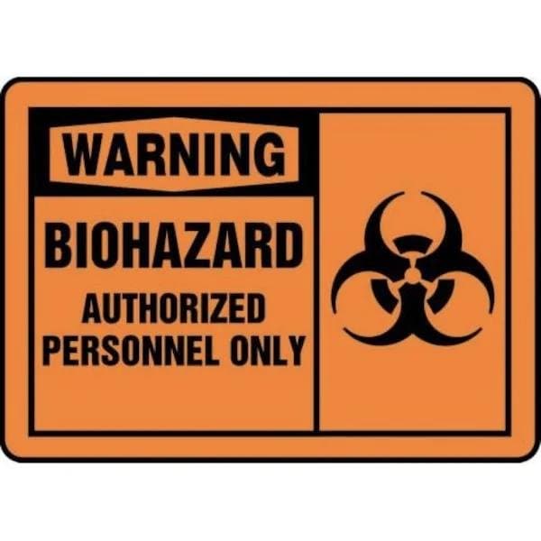 Accuform OSHA WARNING SAFETY SIGN BIOHAZARD MBHZ301XT MBHZ301XT - main